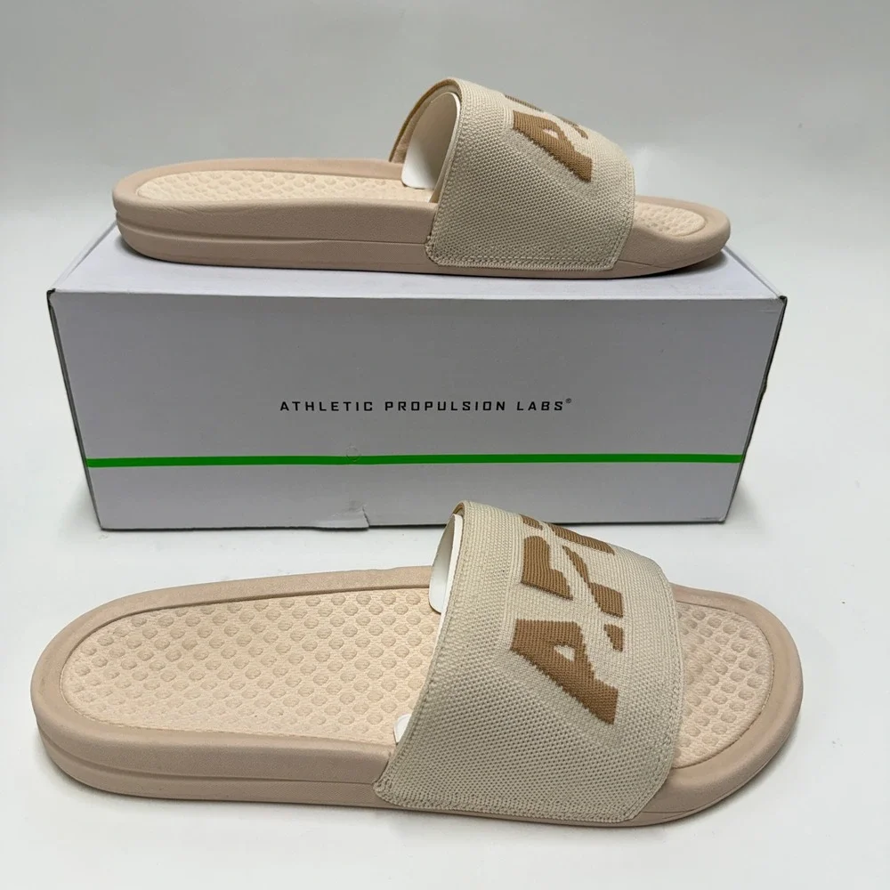 APL Athletic Propulsion Labs Men 11 TechLoom Slide‎ Warm Silk Caramel NEW